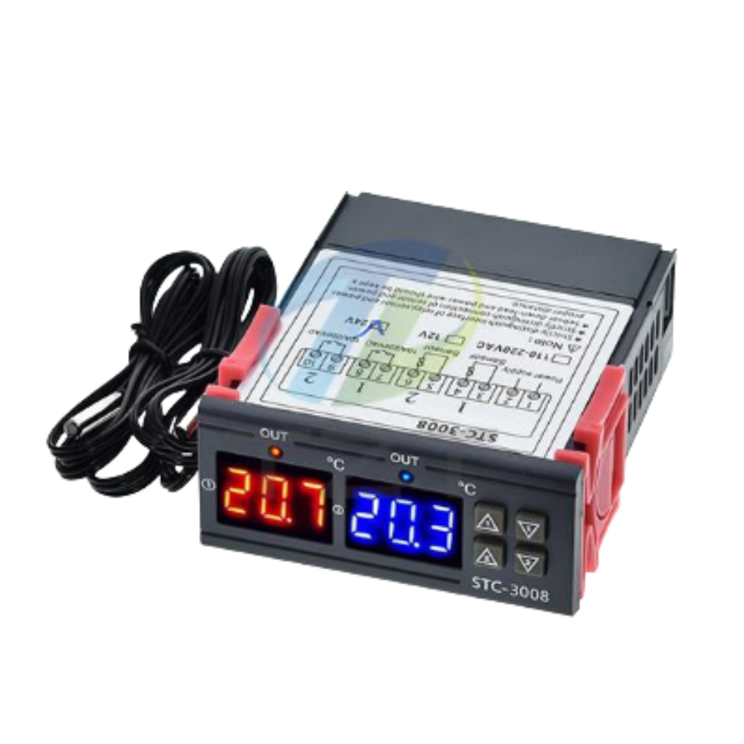 Termostato STC-3008 12V DC
